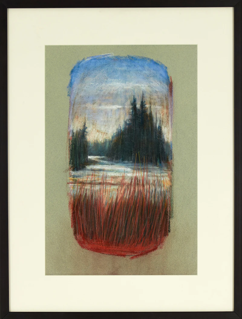 Miller Gore Brittain, Landscape, pastel, 1965 - view 2