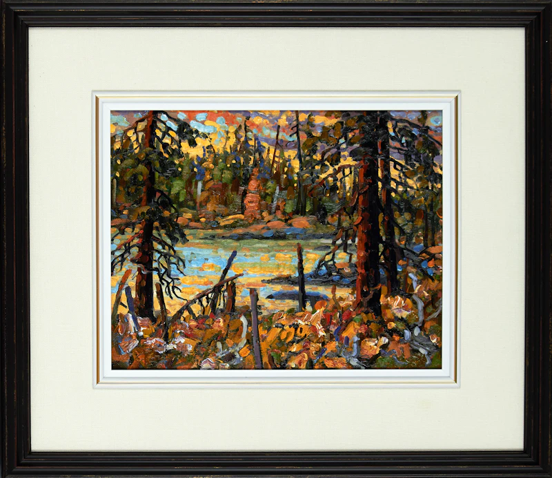 Rod Charlesworth, Northern Woods, Ingraham Trail, oil on board - view 2