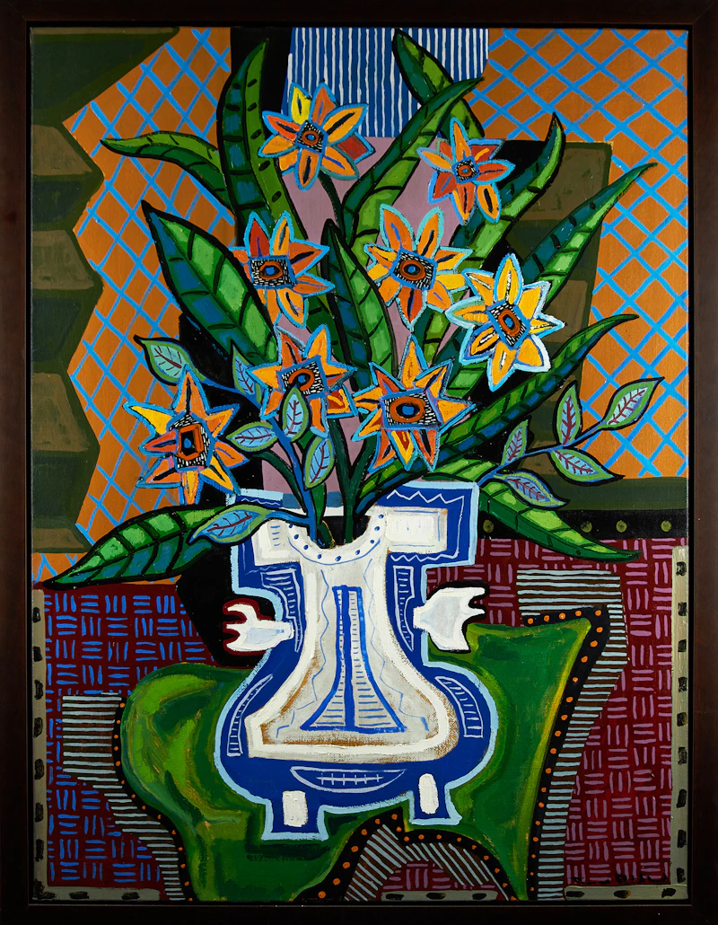 Pierre Bédard, Le Napperon Vert, oil on canvas, 2007 - view 2