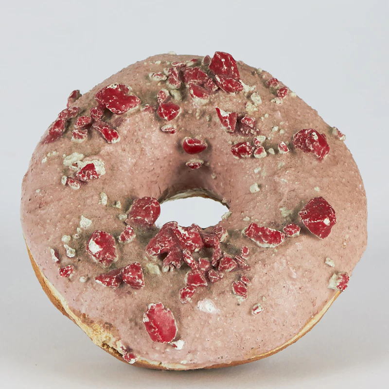 David James Gilhooly, 3 Donuts, three ceramic sculptures, 1973 - view 6