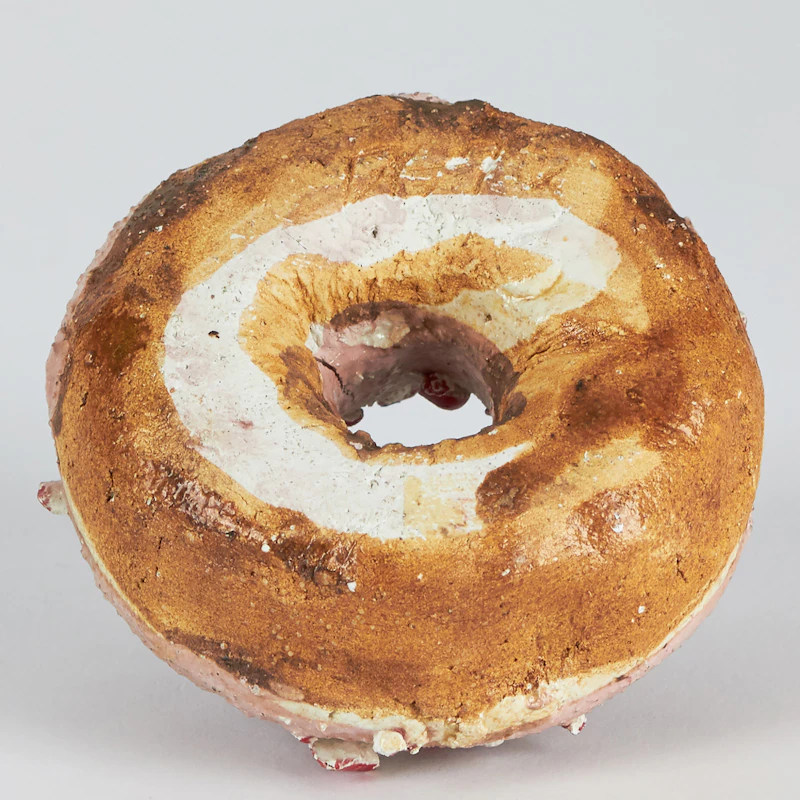 David James Gilhooly, 3 Donuts, three ceramic sculptures, 1973 - view 7