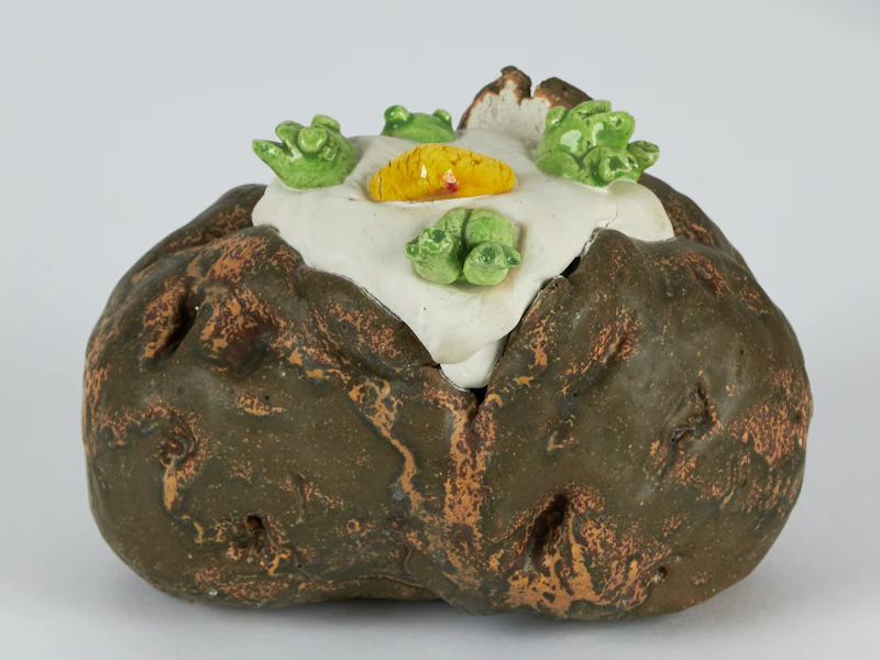 A Baked Potato with Butter and Frogs by David James Gilhooly