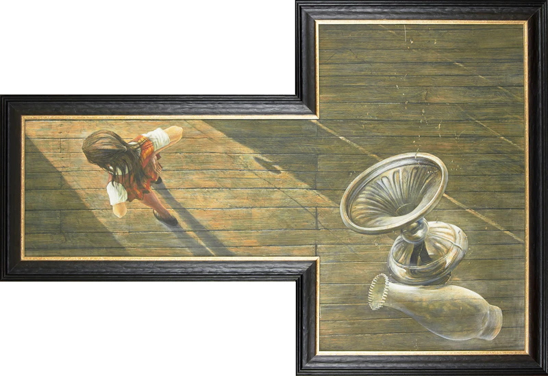 Thomas de Vany Forrestall, The Falling Lamp, 1969, egg tempera on panel - view 2