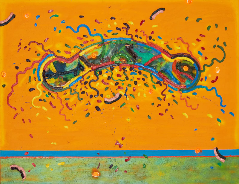 Blue Line over Yellow by Alex Cameron