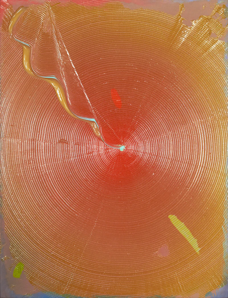Joseph Drapell, Excitement, acrylic on canvas, 1983 - view 2