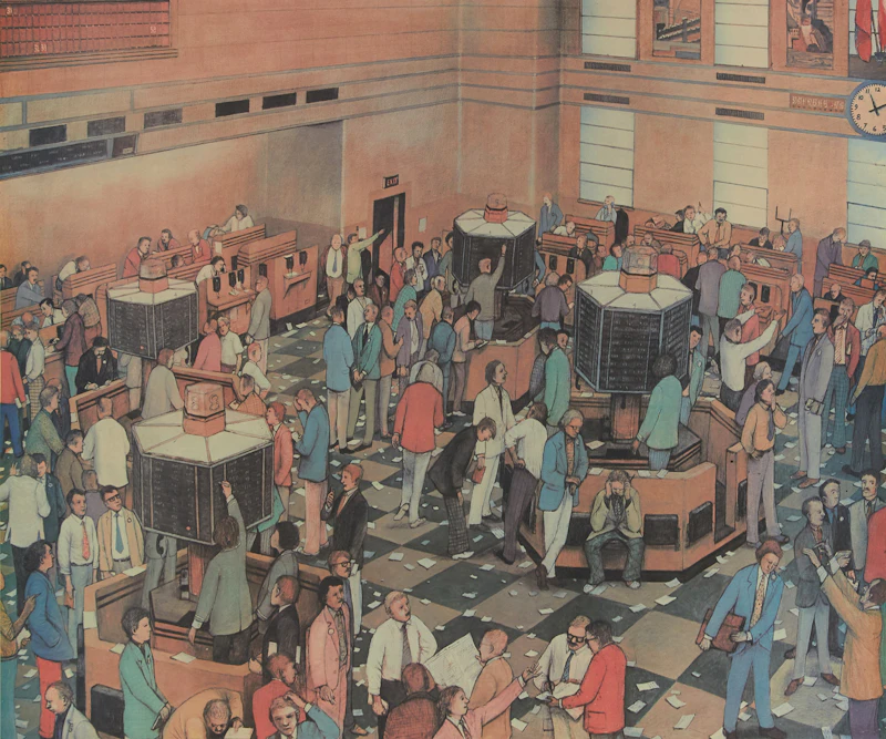 William Kurelek, Light Trading Day, Toronto Stock Exchange