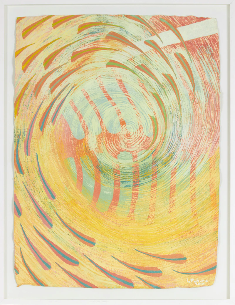 Jean LeFébure, A22, acrylic on paper, 2010 - view 2