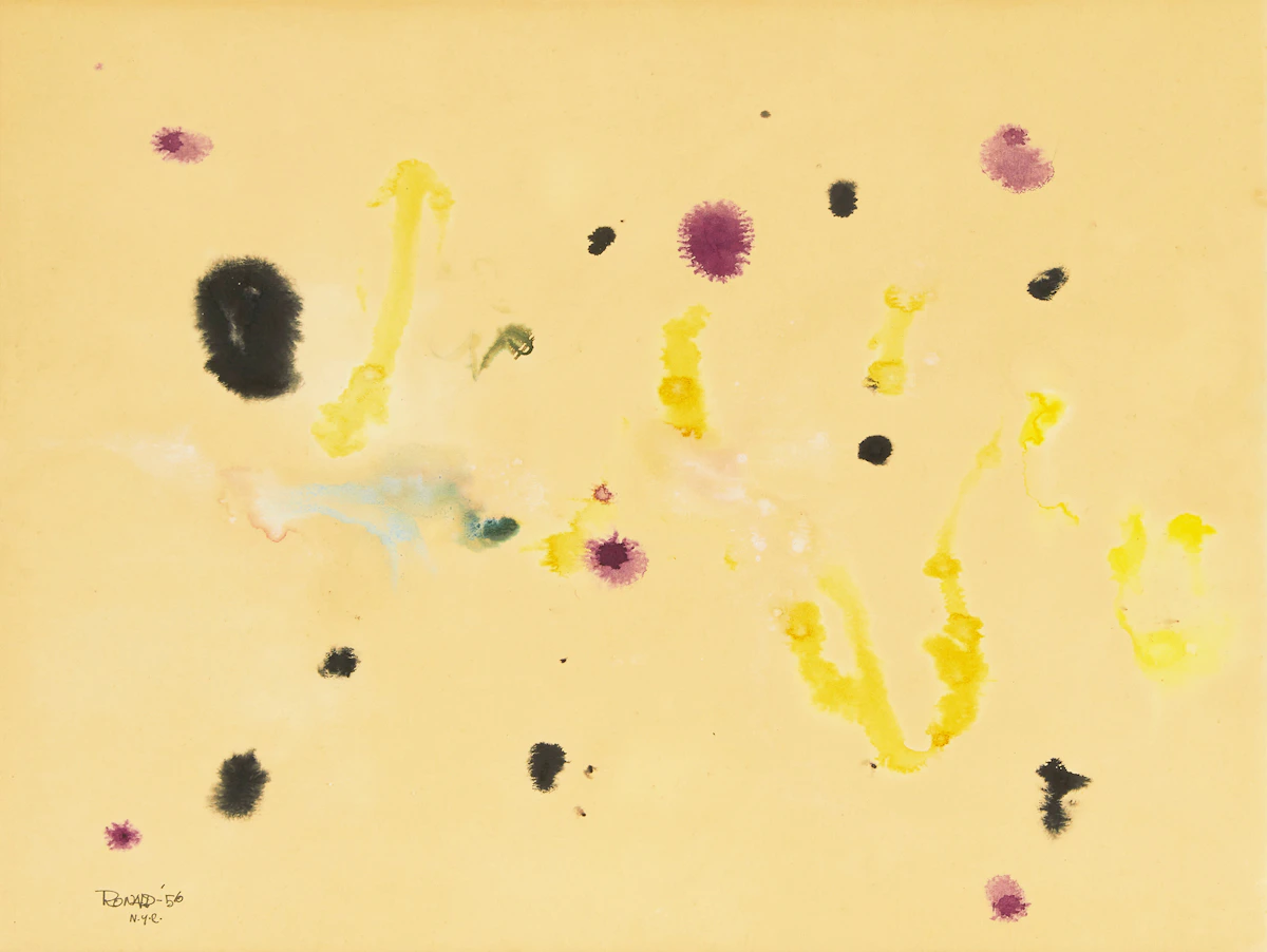 William Ronald, Untitled, watercolour, 1956
