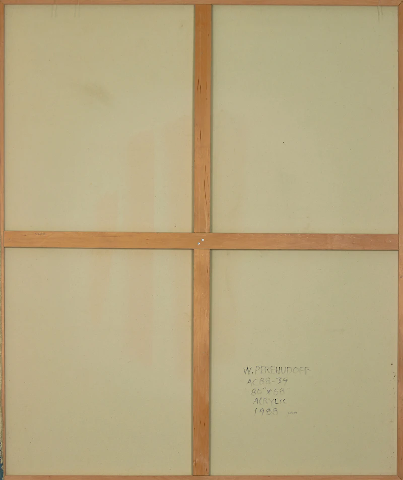 William Perehudoff, AC-88-34, acrylic on canvas, 1988 - view 3
