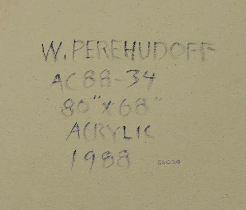William Perehudoff, AC-88-34, acrylic on canvas, 1988 - view 4