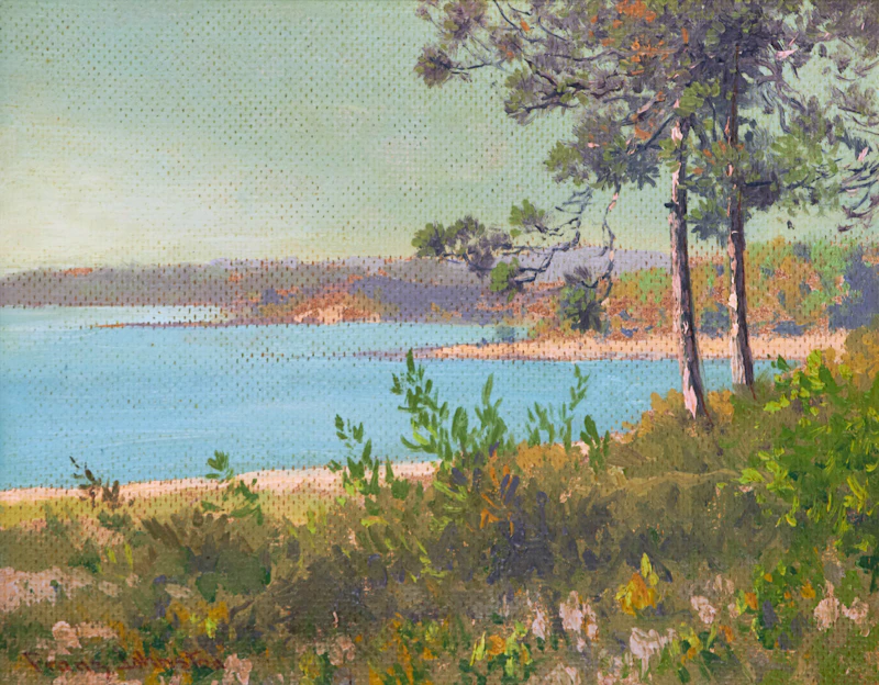 Frank Hans Johnston, September Glow, Georgian Bay