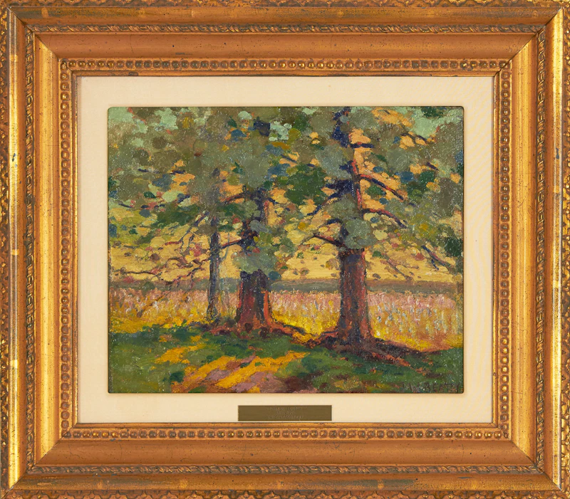 John William Beatty, Late Afternoon, oil on board - view 2