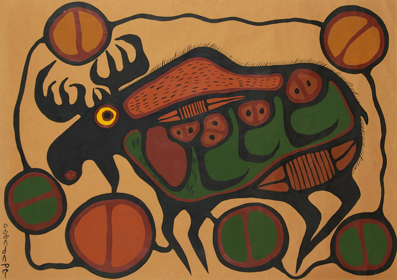Norval Morrisseau, Moose