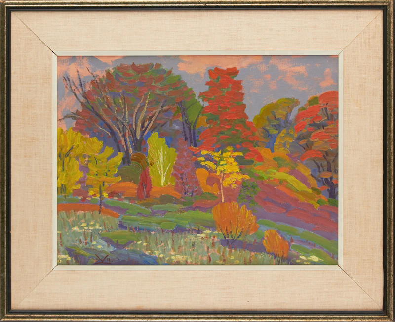 Illingworth Holey Kerr, Ontario Autumn (Near Bancroft, Ont.), 1973, oil on canvas board - view 2