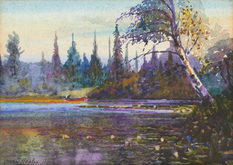 Owen Staples, Oxtongue River, Near Dwight