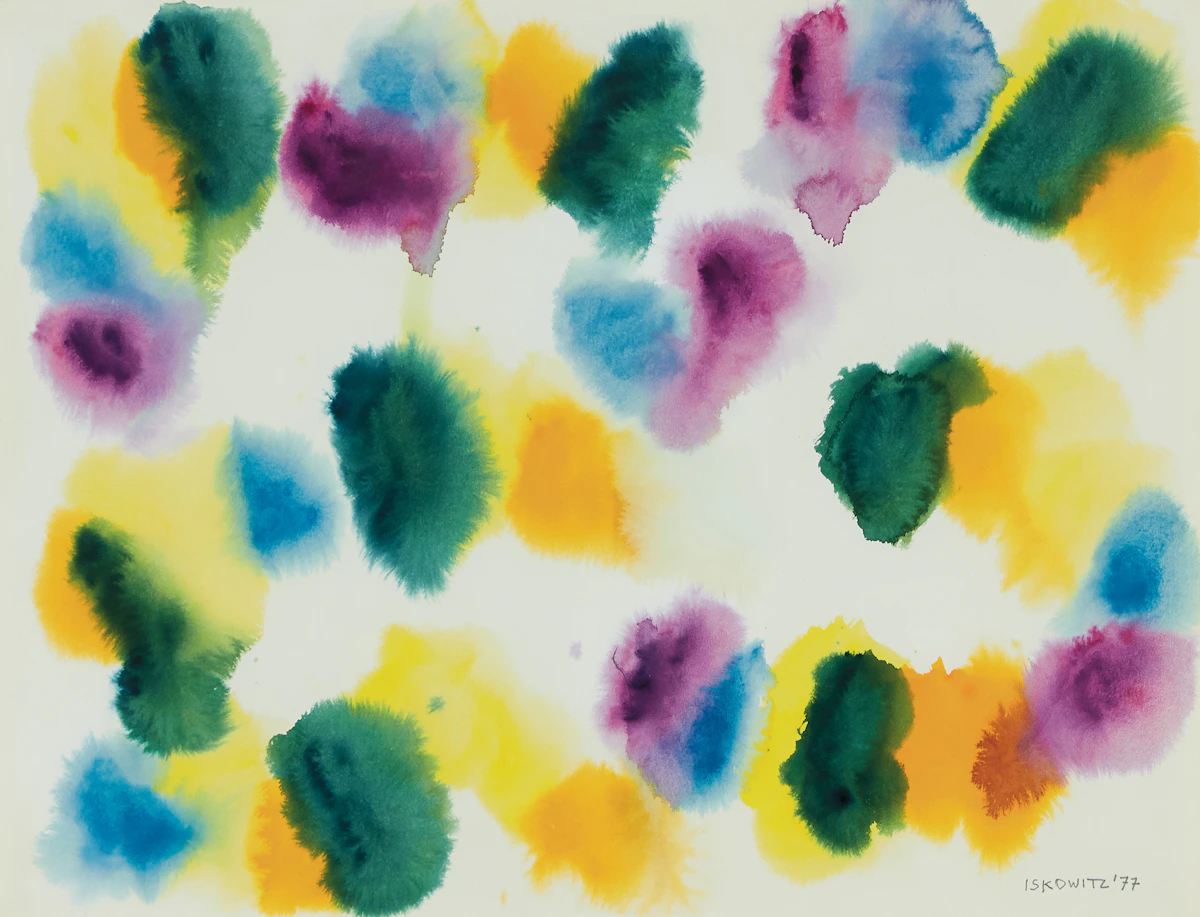 Gershon Iskowitz, Untitled, watercolour, 1977