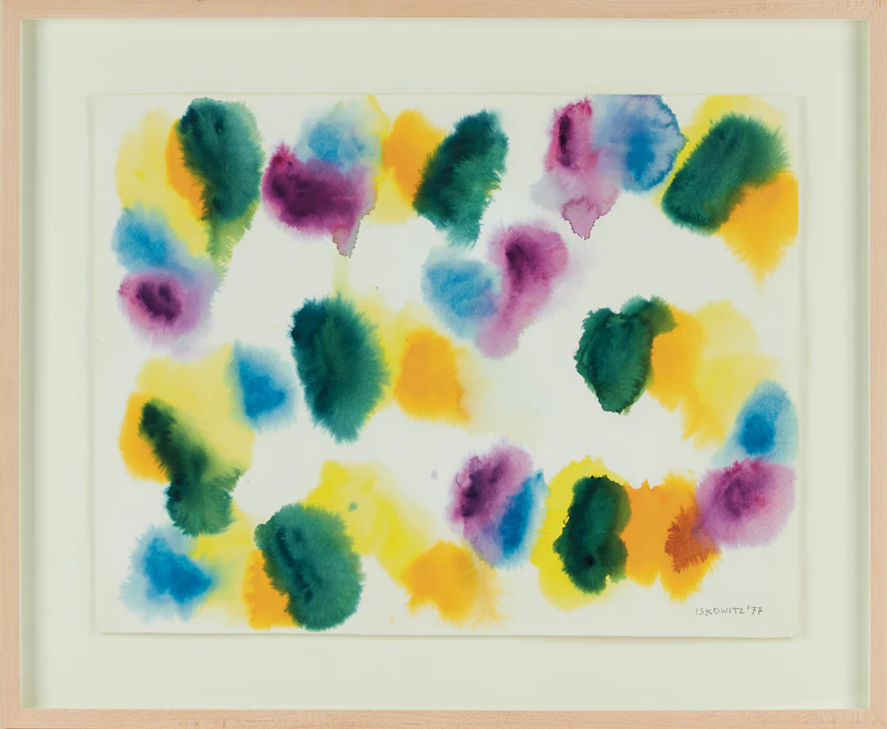 Gershon Iskowitz, Untitled, watercolour, 1977 - view 2