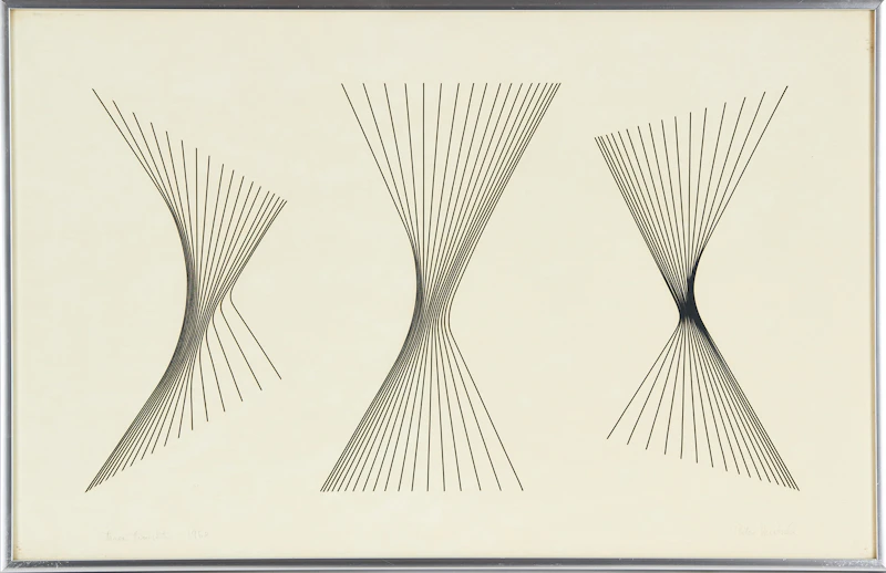 Peter Deutsch, Three Thoughts, collage on wove paper, 1968 - view 2