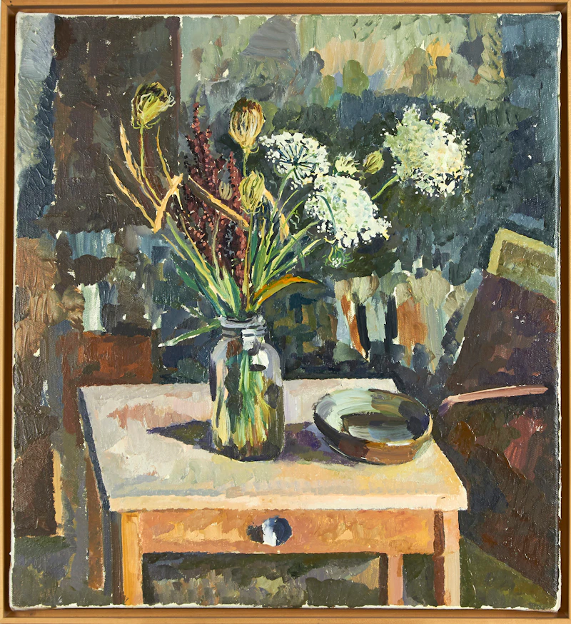 John Anderson, Floral Still Life, oil on canvas, 2005 - view 2
