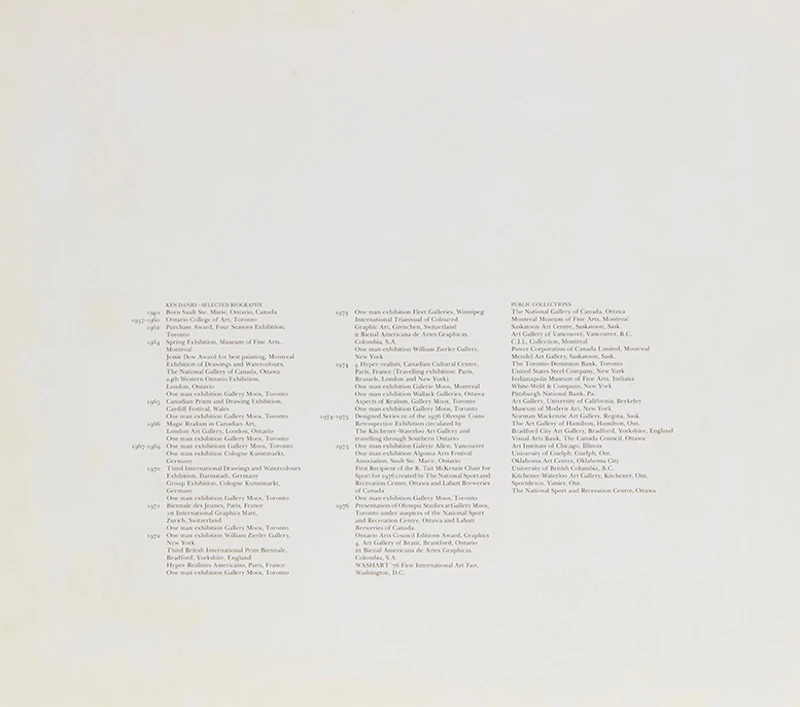 Olympic Serigraphs by Kenneth Danby