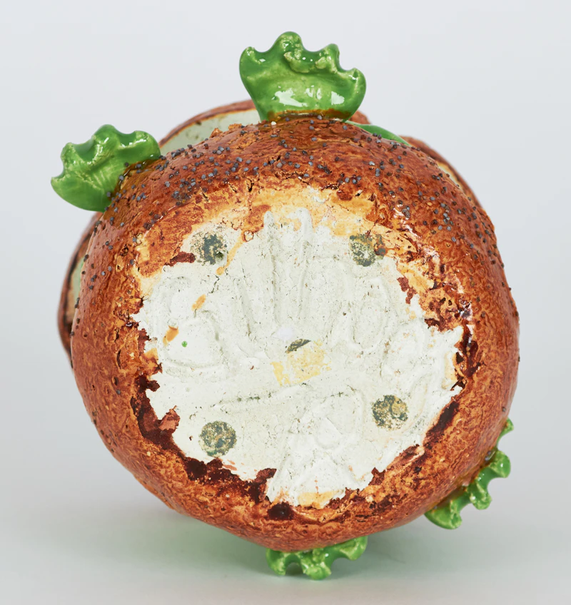 David James Gilhooly, Frog Sandwich, ceramic sculpture, 1978 - view 4