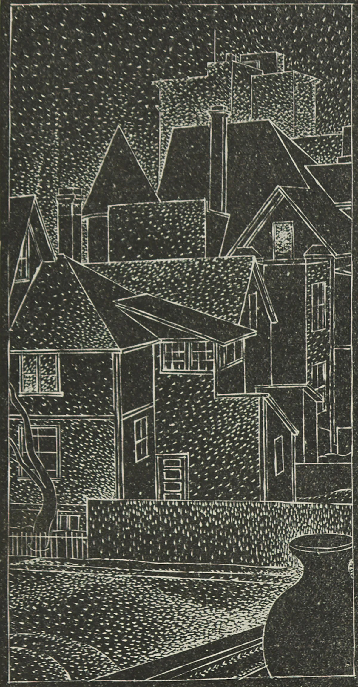 Lionel LeMoine FitzGerald, Jug on a Windowsill, linocut, 1940