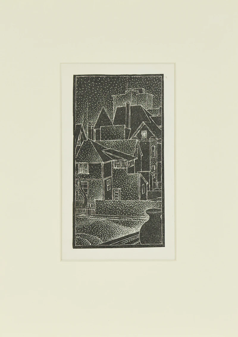 Lionel LeMoine FitzGerald, Jug on a Windowsill, linocut, 1940 - view 2