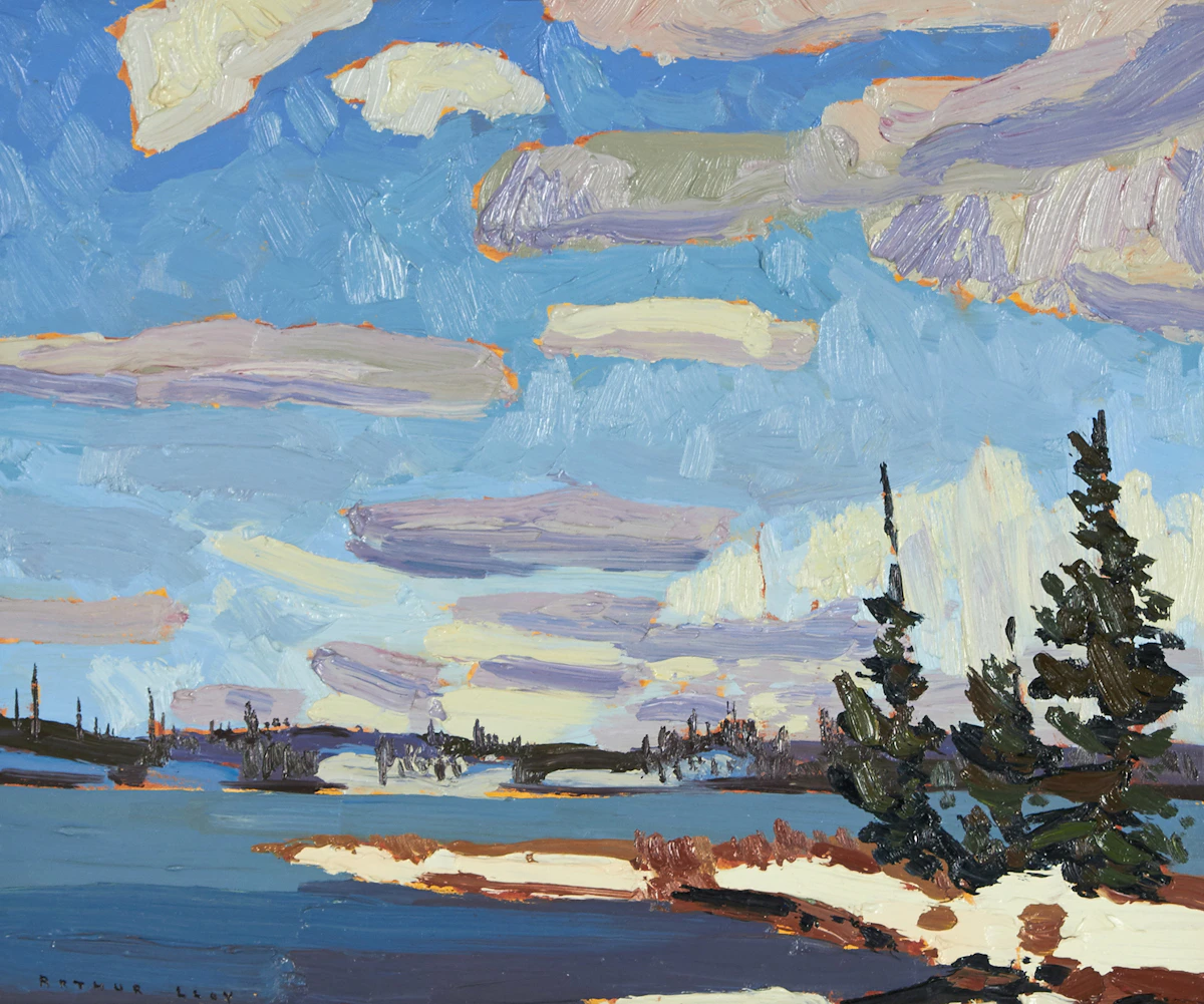 Arthur Lloy, Cool Day, oil on board