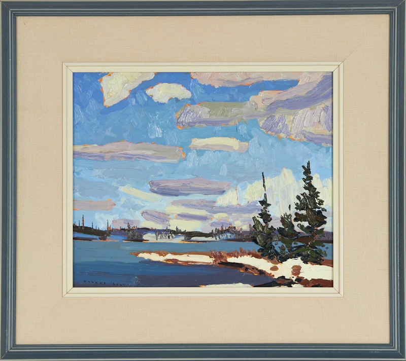Arthur Lloy, Cool Day, oil on board - view 2