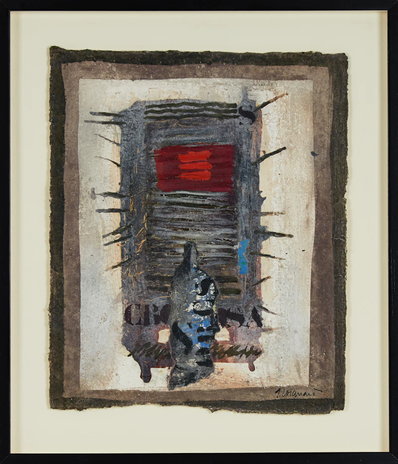 James Coignard, Sans titre, mixed media on paper, circa 1980 - view 2
