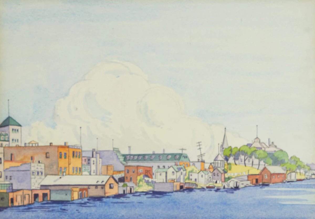 Henry Eric Bergman, Kenora, Ontario, watercolour