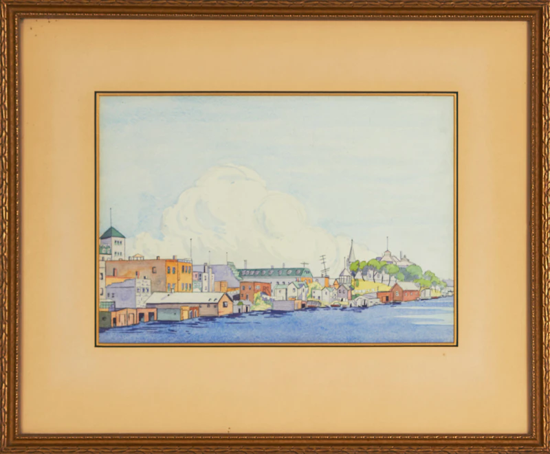 Henry Eric Bergman, Kenora, Ontario, watercolour - view 2