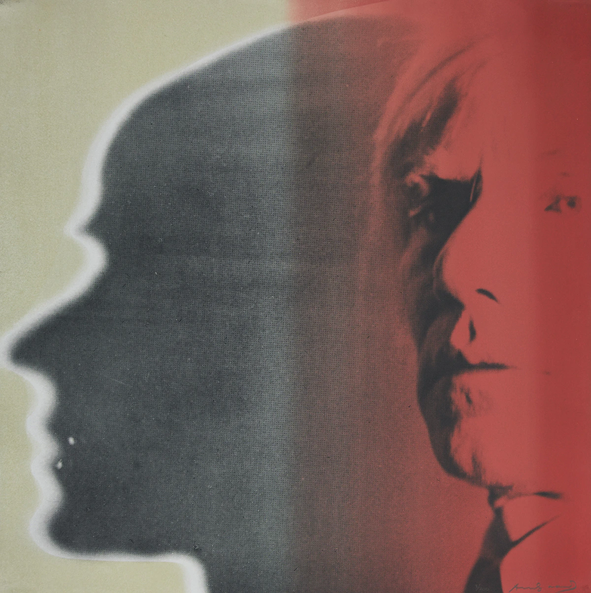 Andy Warhol, The Shadow, screenprint on Lenox Museum Board, 1981