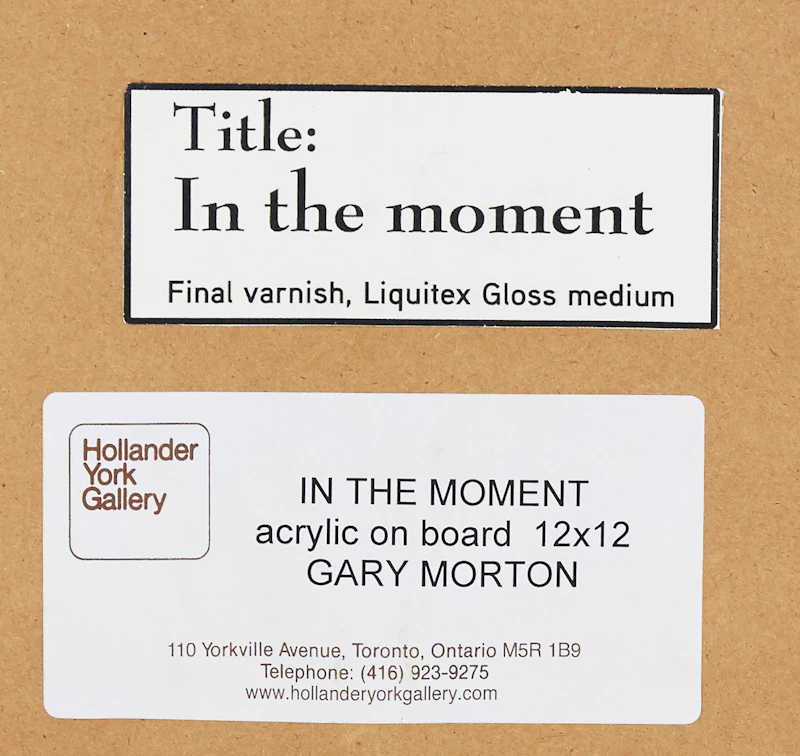 Gary Morton, In the Moment, acrylic on board - view 3