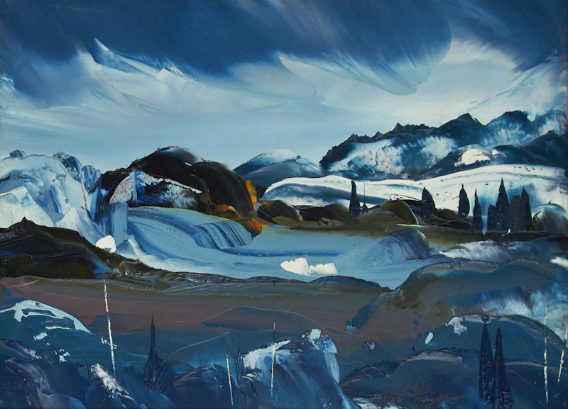 Paysage au Quebec by René Gagnon