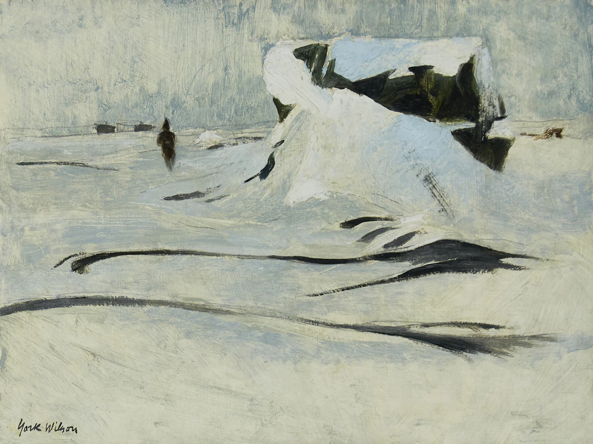 Ronald York Wilson, Fort Churchill, oil on board, 1946
