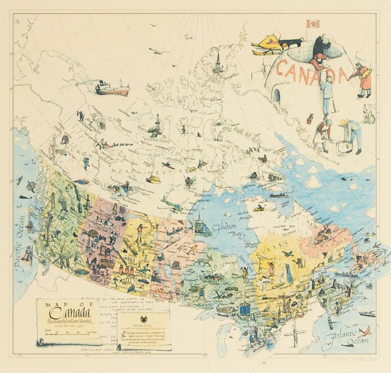 William Kurelek, Map of Canada