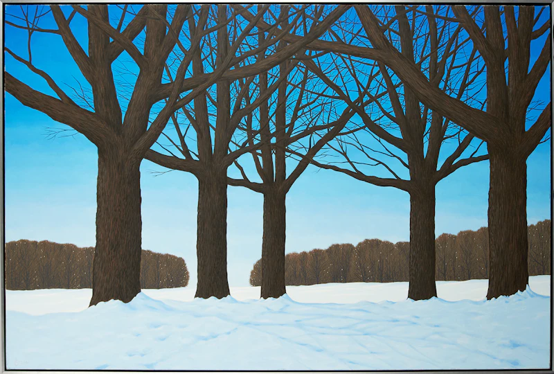 Philip Sybal, Towards the Clearing, oil on canvas - view 2
