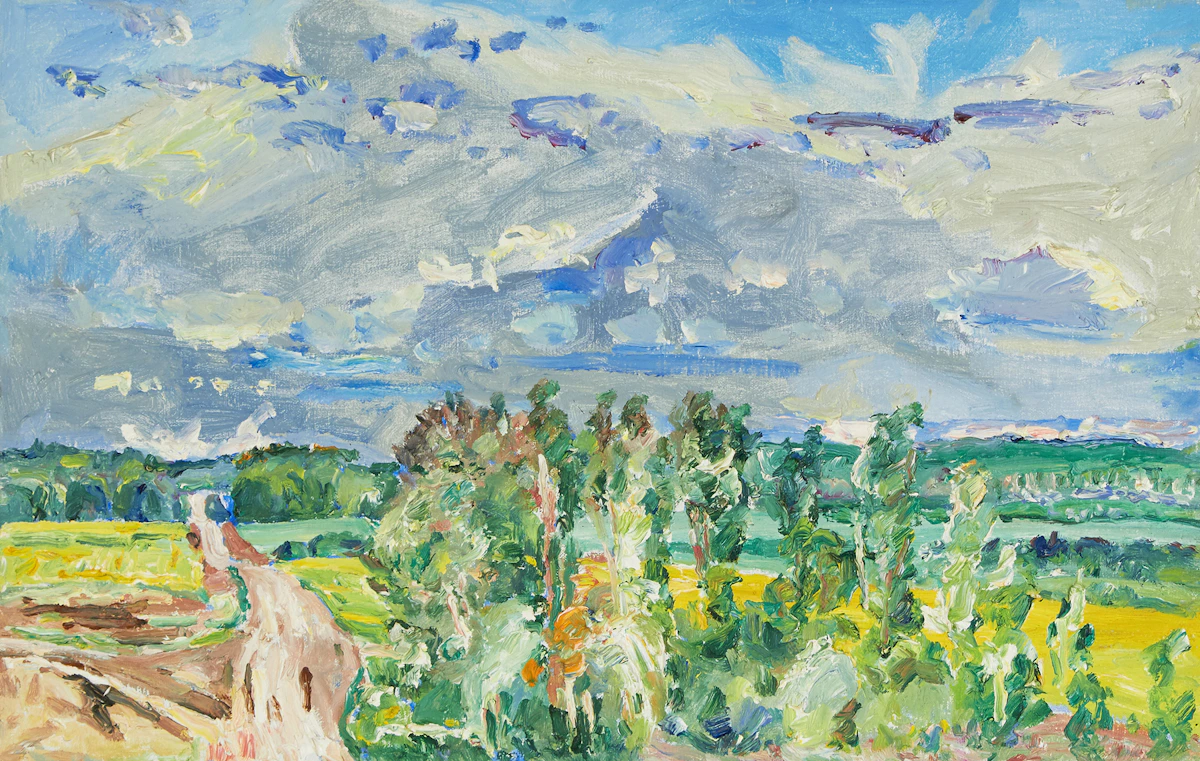 Dorothy Elsie Knowles, Northern Sky, oil on canvas, 1988