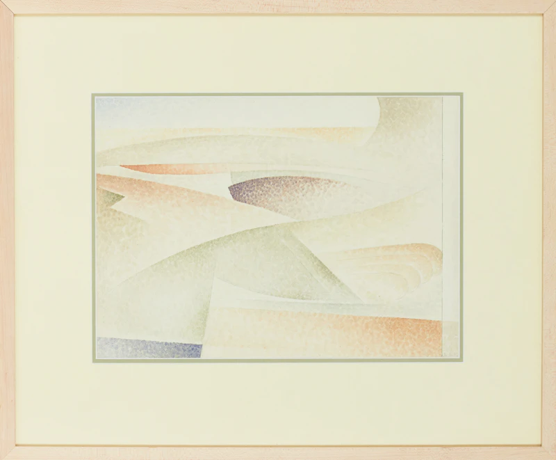 Lionel LeMoine FitzGerald, Abstract (Coastal Scene), watercolour - view 2