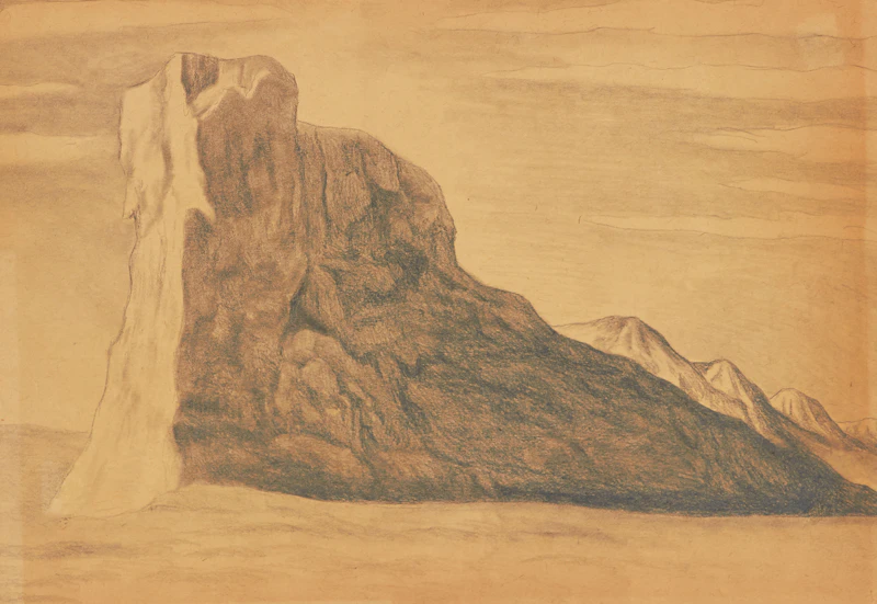Unknown Artist, Studies of Baffin and Ellesmere Islands, 25 charcoals on paper, 1934 - view 18