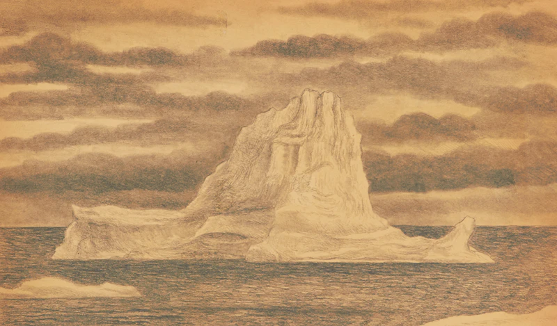 Unknown Artist, Studies of Baffin and Ellesmere Islands, 25 charcoals on paper, 1934 - view 20