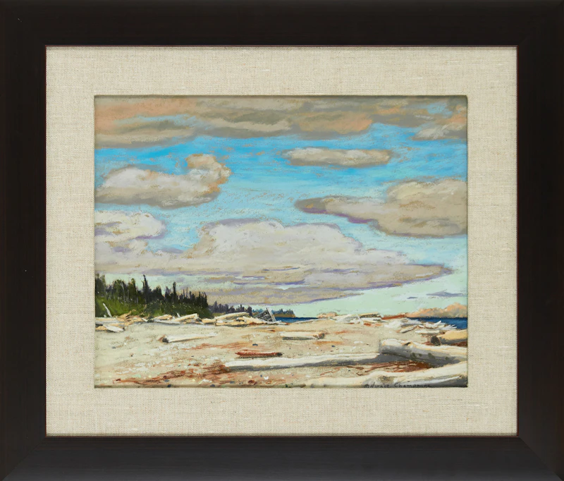 Horace Champagne, Queen Charlotte Islands, pastel on paper, 1986 - view 2