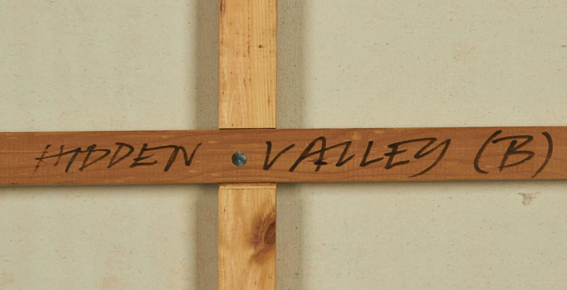 Edward W. (Ted) Godwin, Hidden Valley (B), oil on canvas, 1982 - view 6