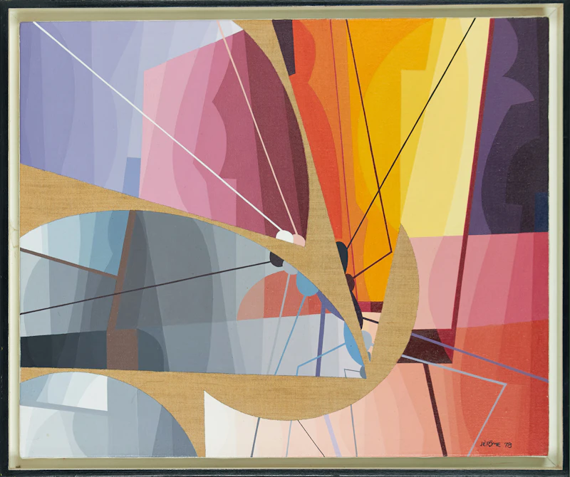 Jean-Paul Jérôme, Des Immensités , oil on canvas, 1978 - view 2