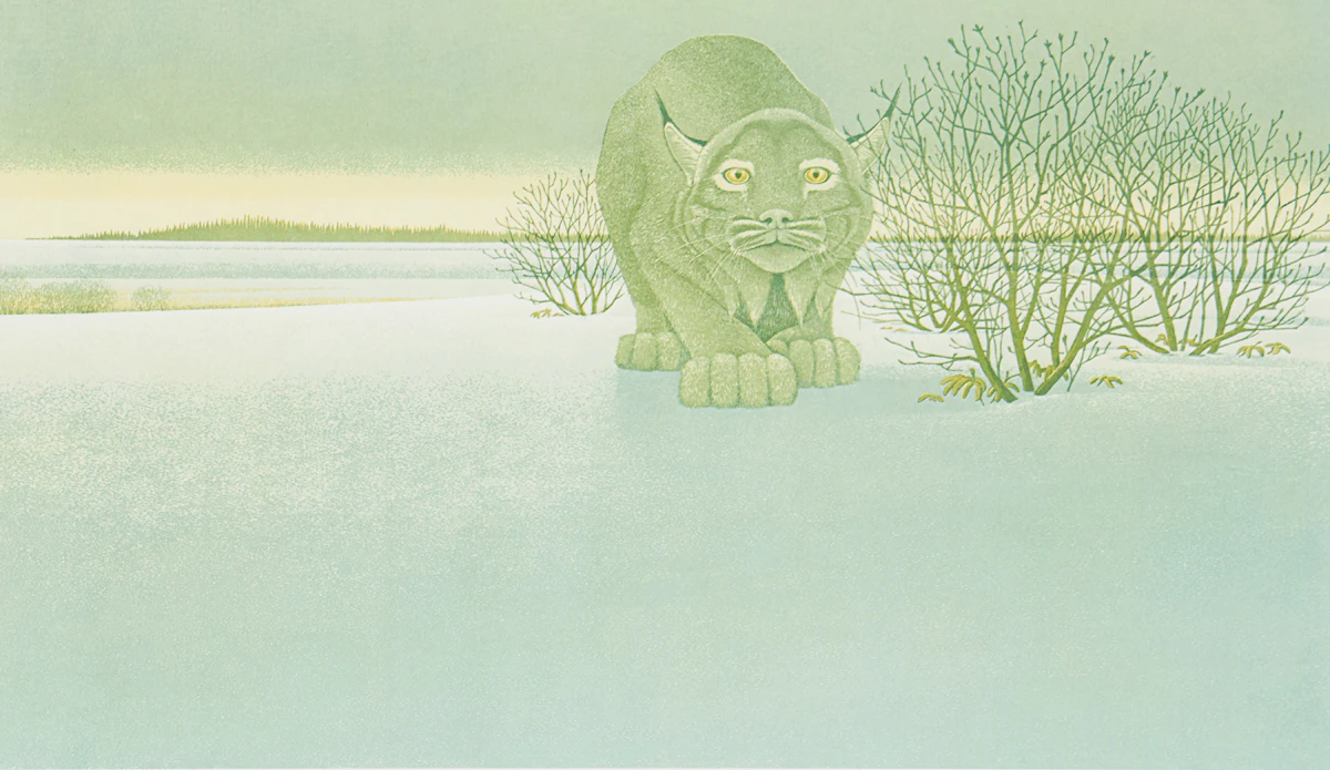 Christopher Pratt, The Lynx, colour photolithograph, 1965