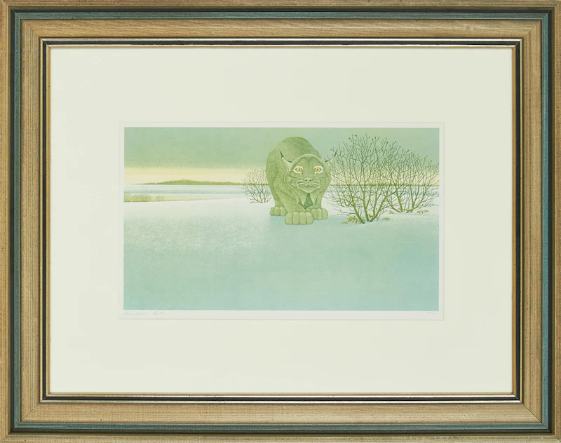 Christopher Pratt, The Lynx, colour photolithograph, 1965 - view 2