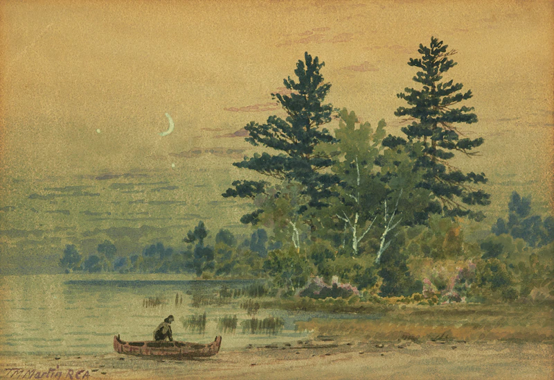 Thomas Mower Martin, Canoeing under the Moonlight