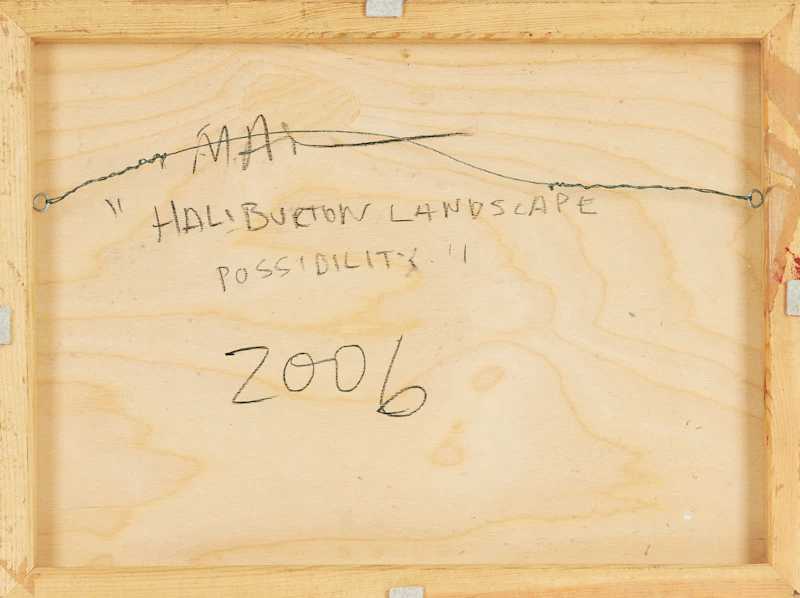 Michael Adamson, Haliburton Landscape Possibility II, oil on board, 2006 - view 3