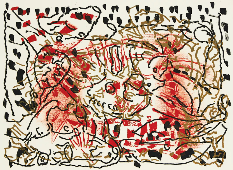 Jean Paul Riopelle, L’oie de feu - l’oie au soleil